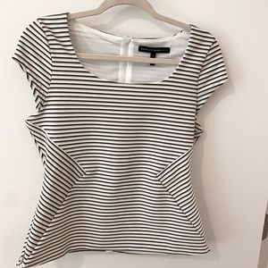 White House black market peplum top